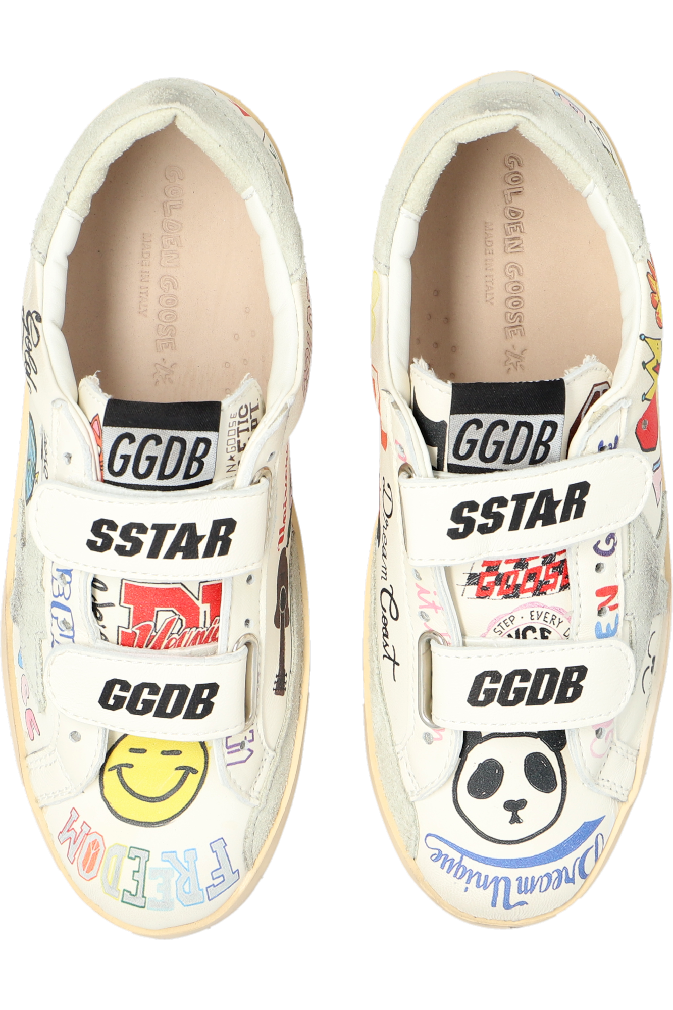 Golden goose cheap kids velcro